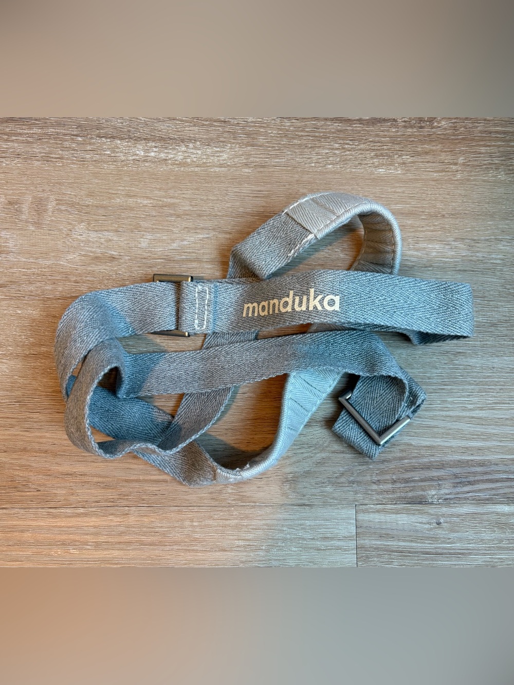 manduka Commuter Mat Carrier in Heather Grey Bliss